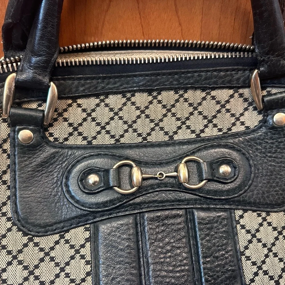 Gucci Blue Diamante Medium Catherine Dome Handle two way Women's Bag with wallet - Picture 3 of 16